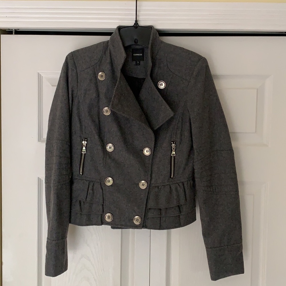 Like New! Express Doublebreasted Wool Blend Jacket - image 3